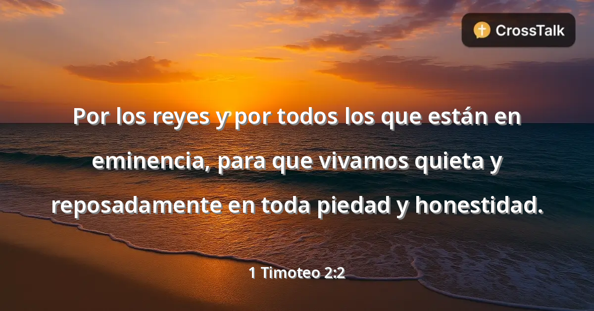 1 Timoteo 2 2 Bible Chat