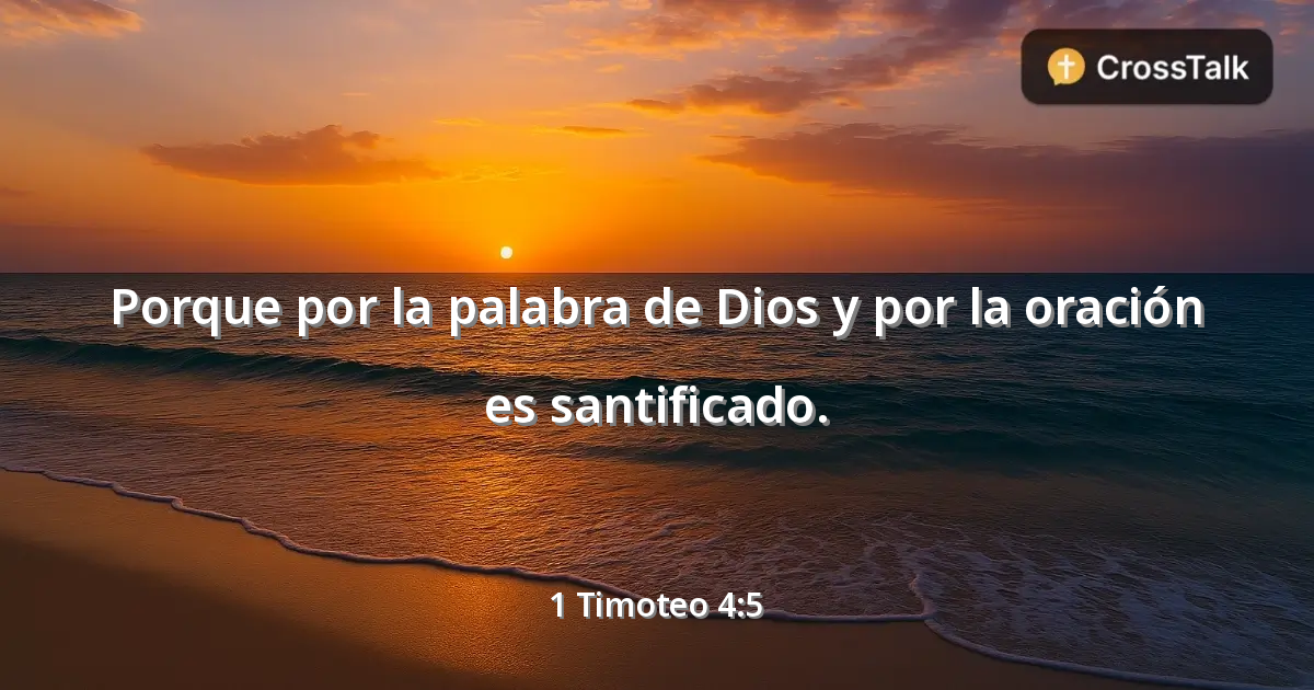 1 Timoteo 4 5 Bible Chat